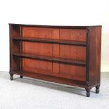 A Regency mahogany dwarf open bookcase