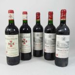 Three bottles of Chateau la Croix Pomerol