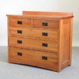 A modern oak chest