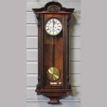 A 19th century Vienna style wall clock