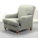 A Howard style upholstered armchair