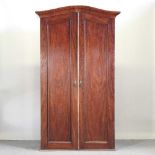 A Victorian mahogany wardrobe