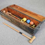 A part croquet set