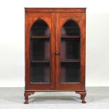 A Victorian mahogany display cabinet