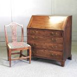 A George III mahogany bureau