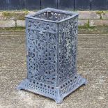 A Coalbrookdale style cast iron stand