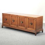 A mid 20th century hardwood sideboard