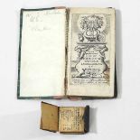 A 19th century miniature Almanack