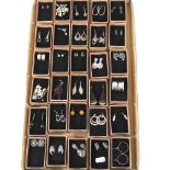 Thirty pairs of earrings