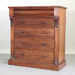 A 19th century mahogany Scottish chest