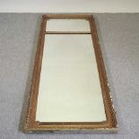 A 19th century gilt framed pier mirror