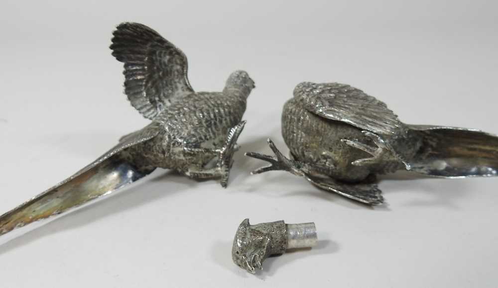 A pair of early 20th century silver peppers - Image 5 of 8