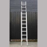 An aluminium ladder
