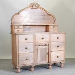 A Victorian pine chiffonier