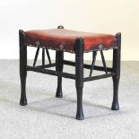 An early 20th century Thebes stool