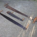 A vintage two man saw