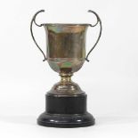 An early 20th century silver trophy