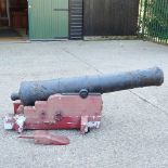 A George III iron cannon