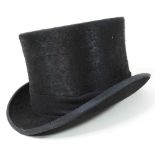 A gentleman's top hat