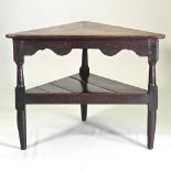 A William III dated Welsh oak occasional table