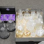 A collection of glassware