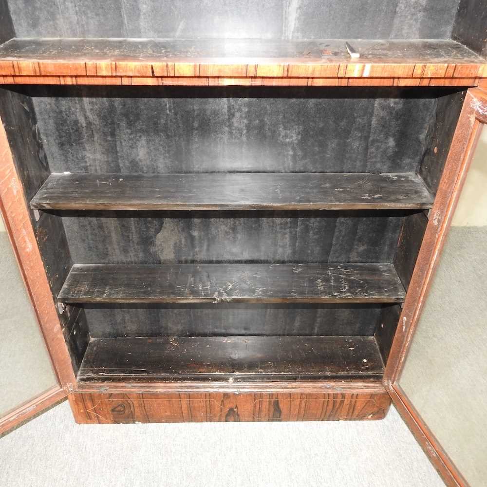 A good Regency rosewood standing open bookcase - Image 2 of 7