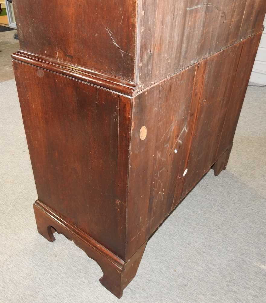 A George III mahogany chest on chest - Image 9 of 9