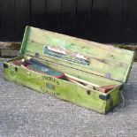 A Jaques croquet set, in a wooden box