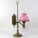 An 19th century student's lamp