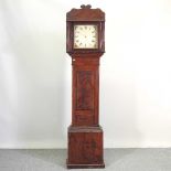 A 19th century mahogany cased longcase clock