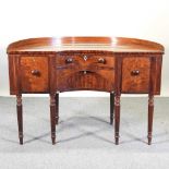 An unusual Regency mahogany sideboard