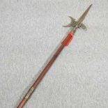 A reproduction halberd