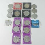 A collection of pre-decimal coins