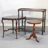 An Edwardian occasional table