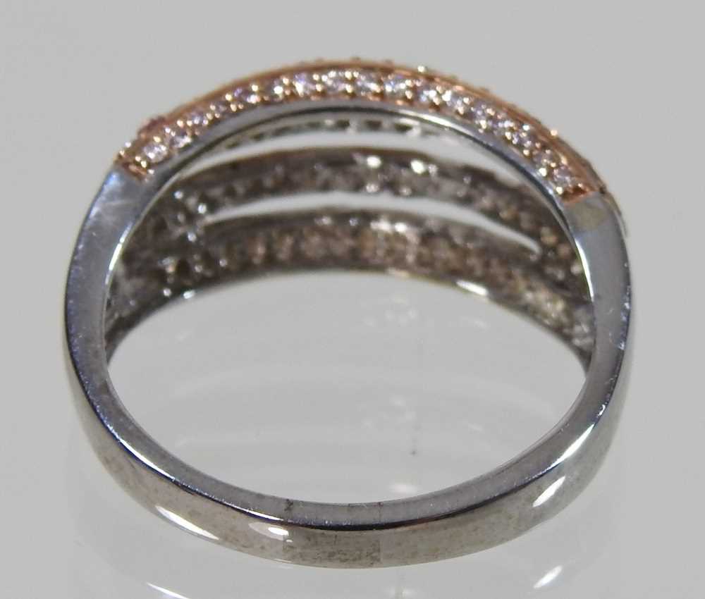 A 9 carat gold pink diamond ring - Image 4 of 4