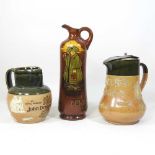 Three Doulton Dewar's whisky jugs