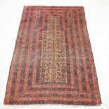 A Persian prayer rug