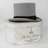 A Lock & Co grey top hat