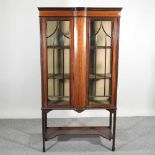 An Edwardian display cabinet