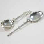 A Dutch silver apostle spoon