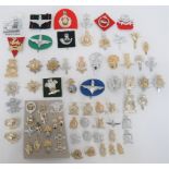 Selection of Anodised Cap and Collar Badges cap badges include Green Howards ... QC Royal Jersey