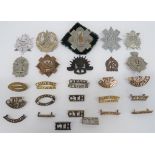 Selection of Commonwealth Scottish Cap Badges and Titles, cap include blackened, 27th South