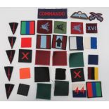 Various Modern Airborne Formation Badges including embroidery 1/6 Airborne Division ... Subdued 1/