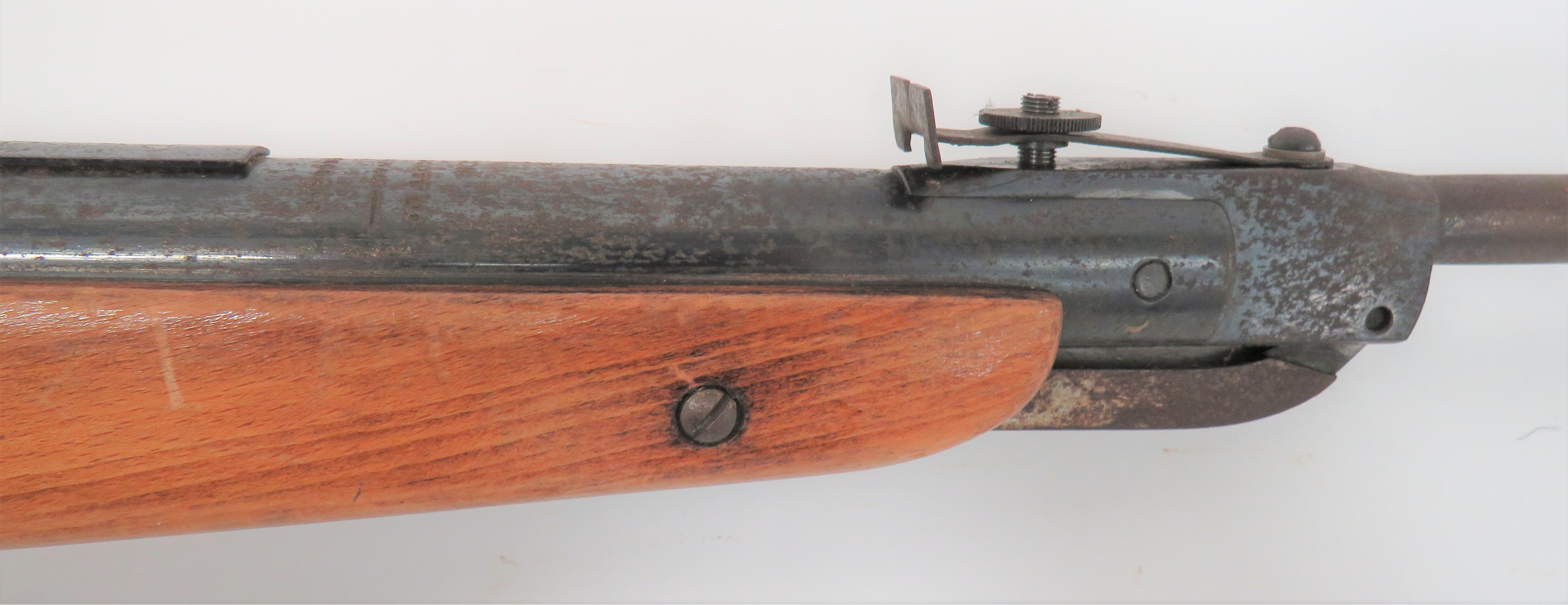 Webley & Scott "Falcon" Air Rifle .177, 17 1/2 inch, hinged barrel with simple, top adjustable - Image 2 of 3