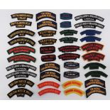 Canadian Regimental Embroidery Shoulder Title Pairs pairs include Toronto Scottish ... West Nova