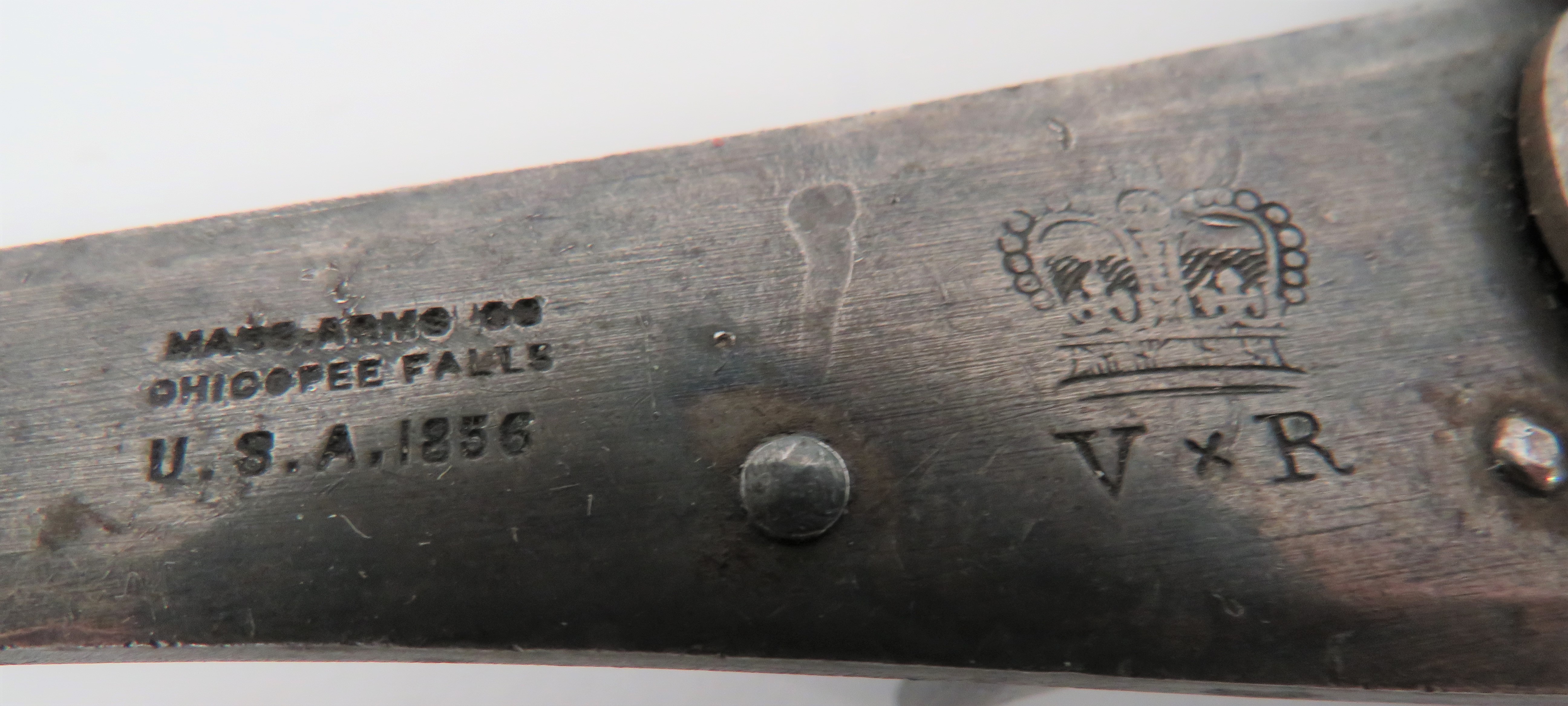 Scarce British Marked Maynards Tape Primer Lock case hardened, back action lock plate marked "Mass - Image 2 of 3