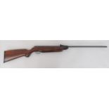 German Weihrauch H.W.35 Air Rifle .22, 22 1/4 inch, blued barrel with adjustable top sight (front