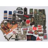 Selection of Post 1953 Rank Badges including gilt braid, Sergeant stripes ... Similar Corporal ...