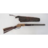 Rare Winchester First Model 1866 "Yellow Boy" Carbine .44 rimfire, 20 inch barrel marked "Henrys