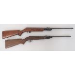 Two Various Air Rifles consisting Diana Mod 22.  .177, 14 1/4 inch, blued barrel with simple sights.